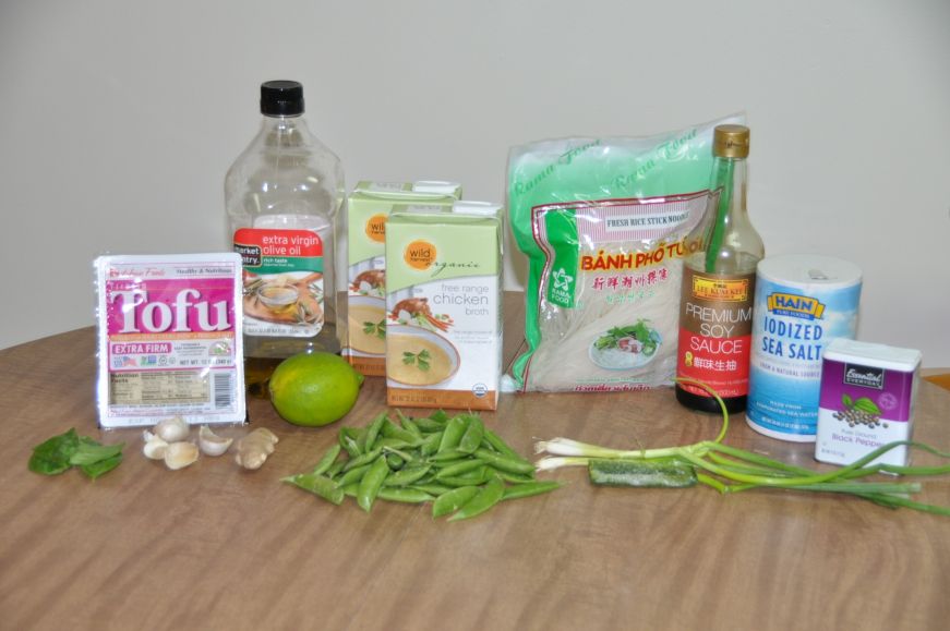 Thai Tofu Noodle Soup Ingredients