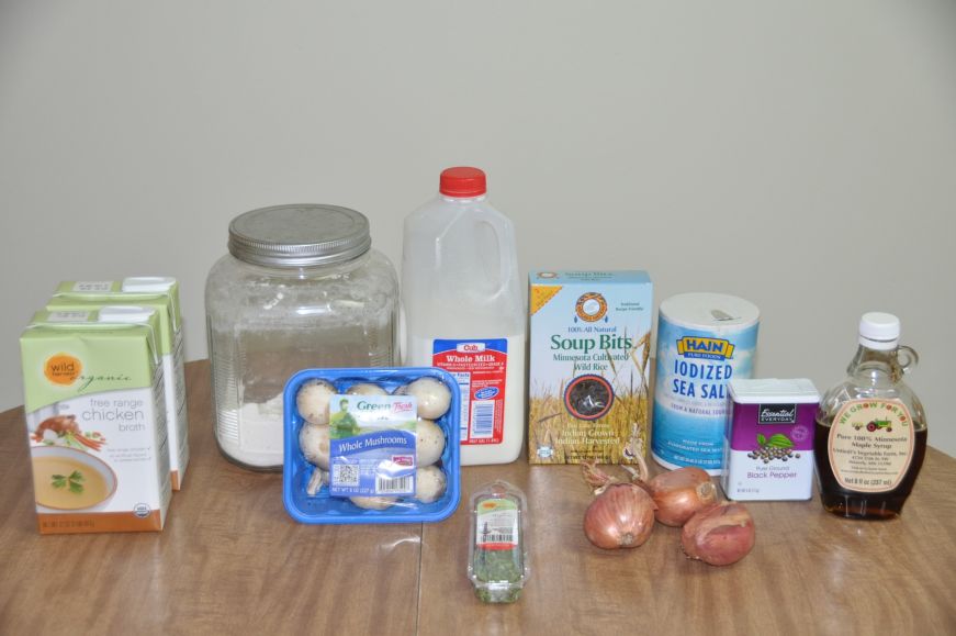 Wild Rice Soup with Maple Syrup Ingredients