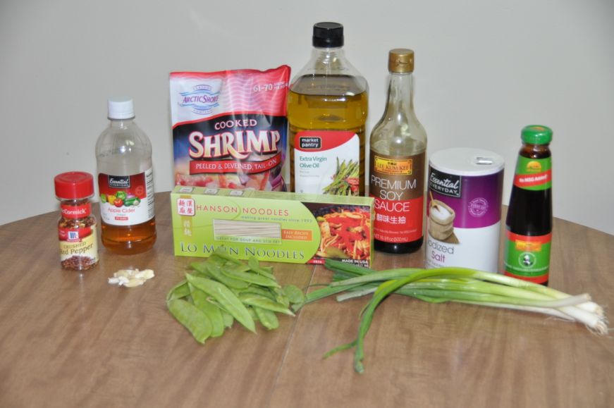 Shrimp Lo Mein Ingredients