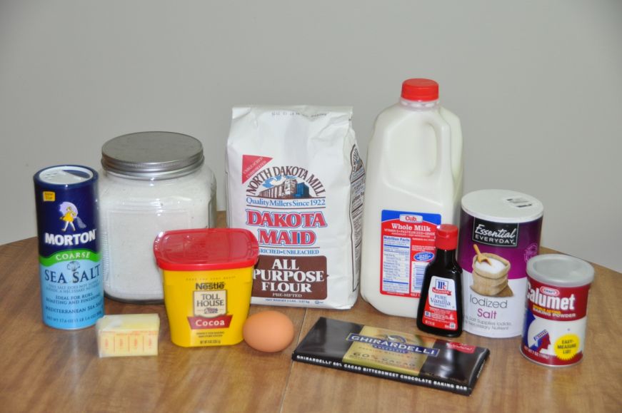 Salted Chocolate Cookies Ingredients