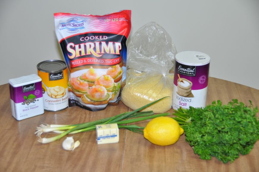 Lemony Shrimp with White Beans and Couscous Ingredients