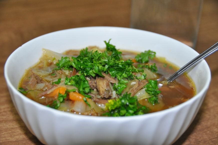 Corned Beef and Cabbage Soup 