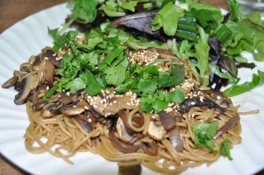 Teriyaki Mushroom Noodles 