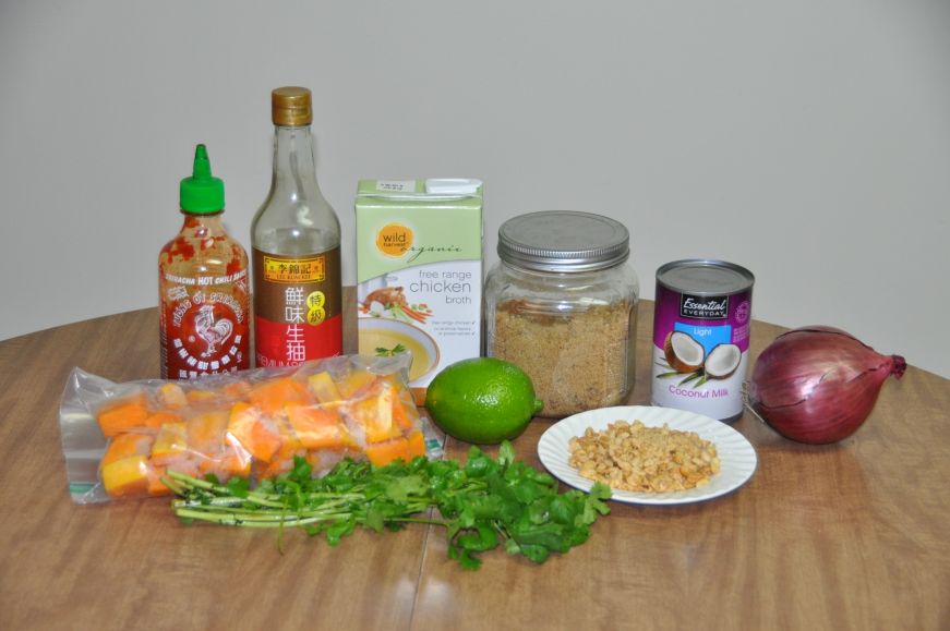 Thai Butternut Squash Soup Ingredients