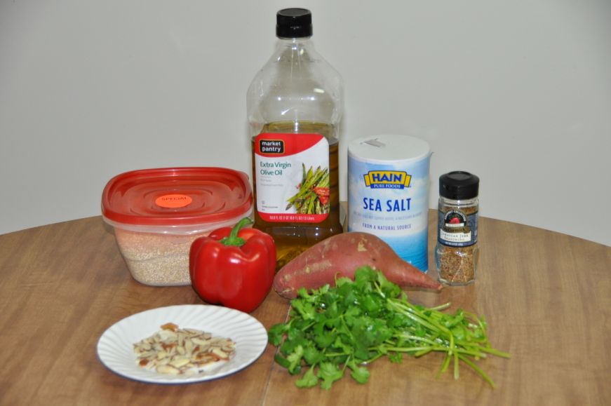 Jamaican Quinoa and Sweet Potatoes Ingredients