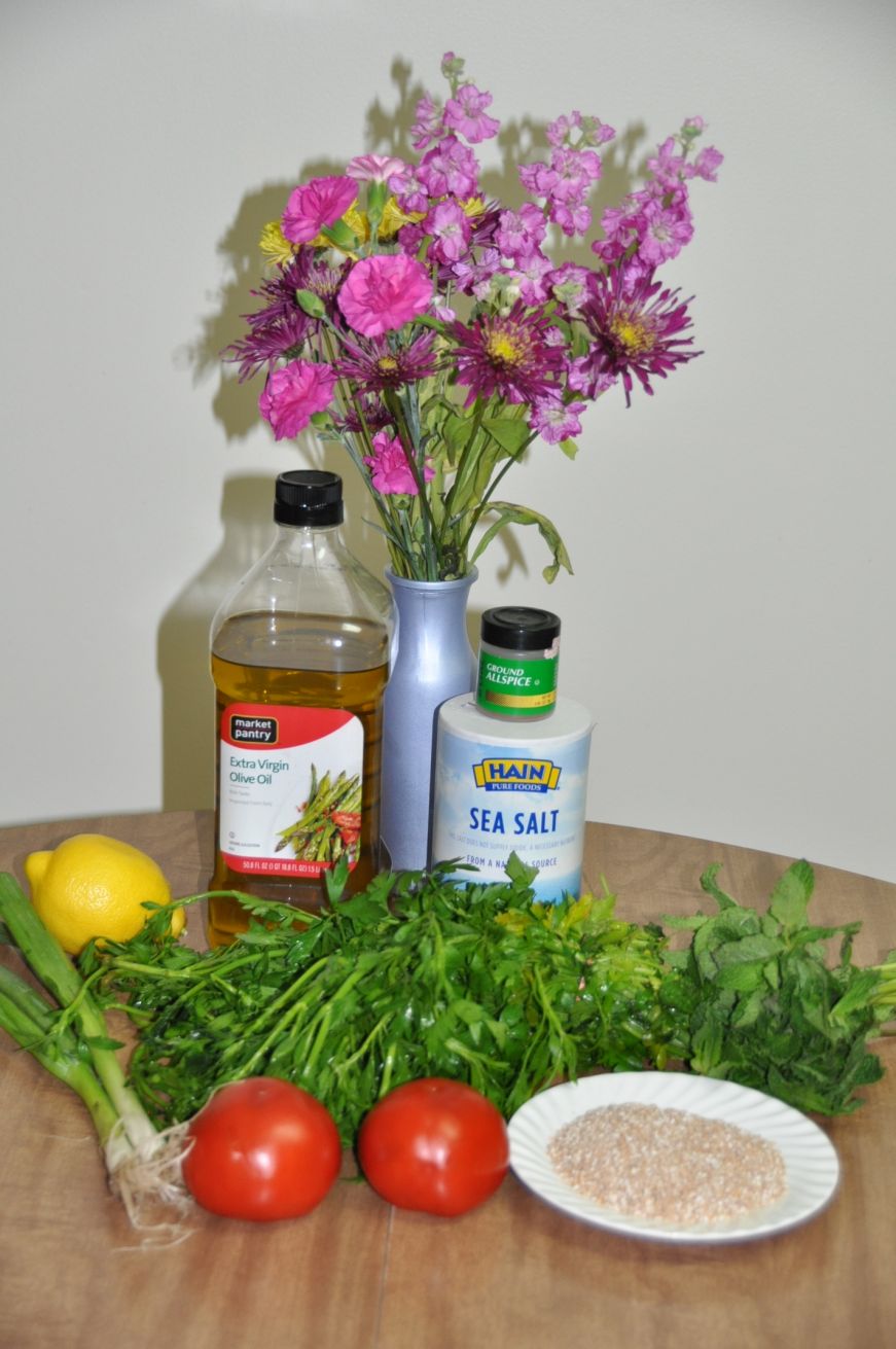 Tabbouleh Salad Ingredients