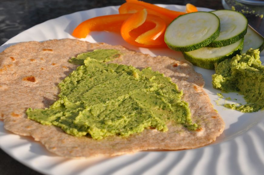 Cilantro Jalapeno Hummus 