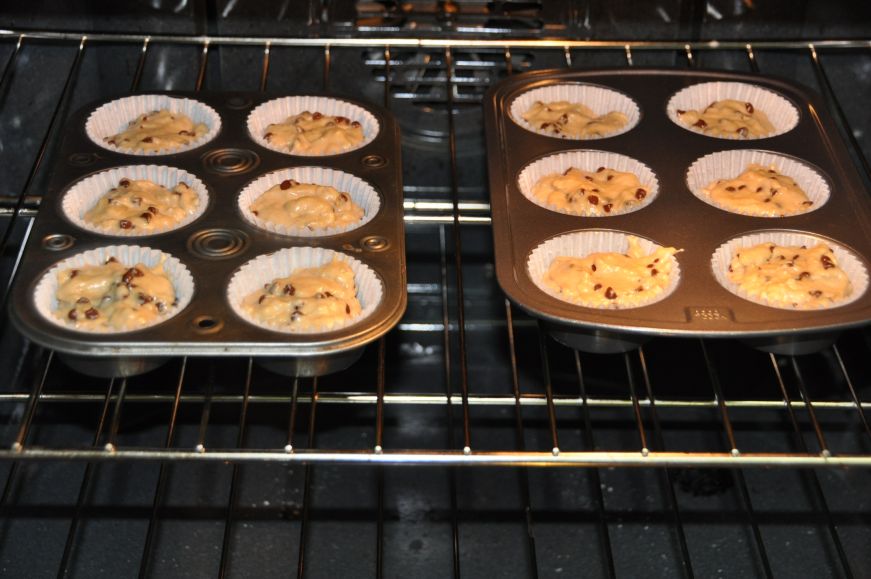 Banana Chocolate Chip Muffins Before Baking