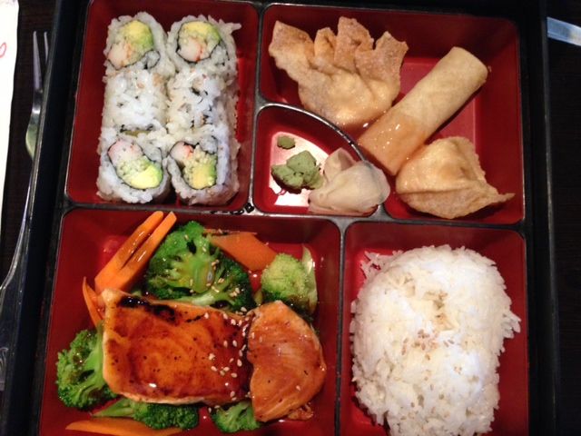 Teriyaki Salmon Bento