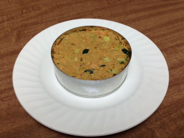 Salmon Avocado Appetizer in Ring Mold