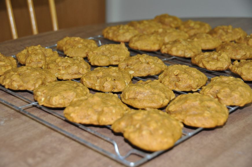 Pumpkin Oatmeal Cookies 