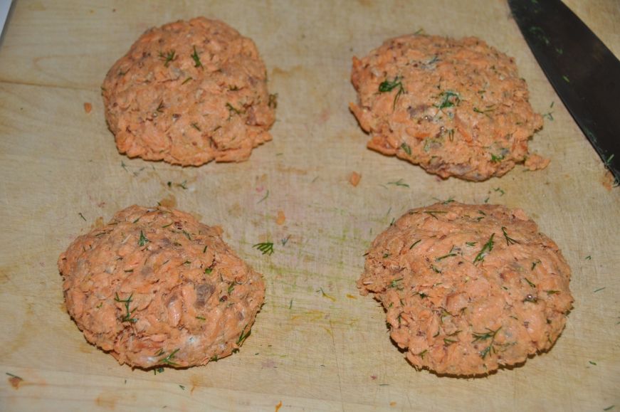 Sockeye Salmon Patties