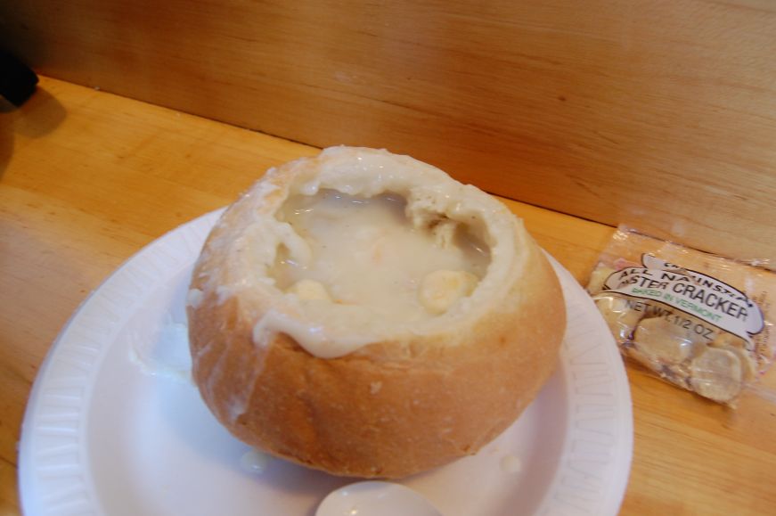 Clam Chowder at Faneuil Hall
