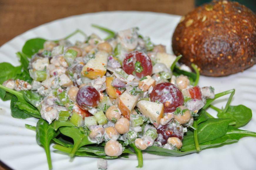 Chickpea Waldorf Salad