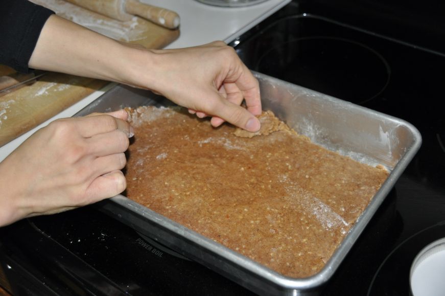 Lebkuchen Before Baking