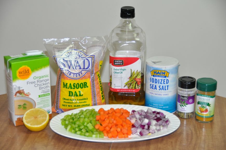 Curry Lentil Soup Ingredients
