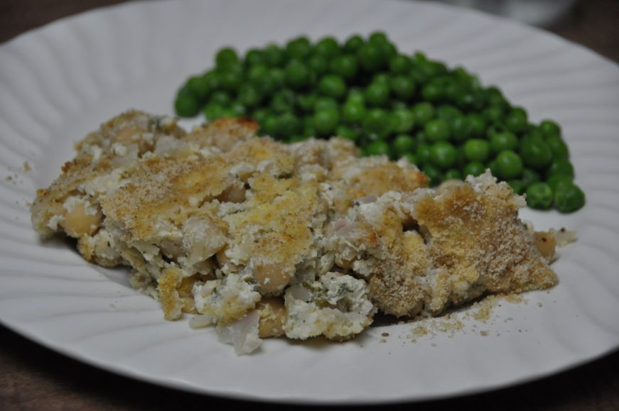 Lemon-Herb Chickpea Casserole 