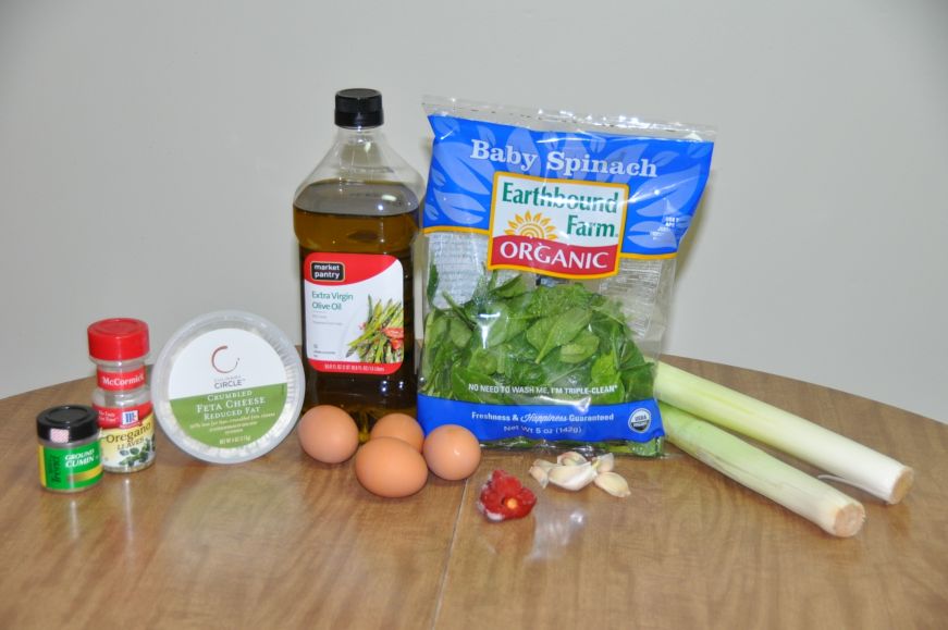 Green Shakshuka Ingredients