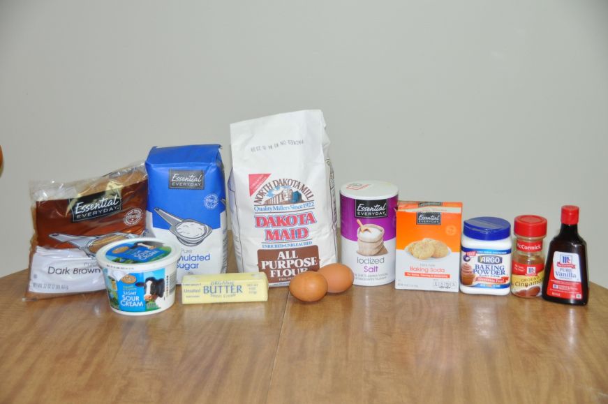 Sour Cream Coffee Cake Ingredients