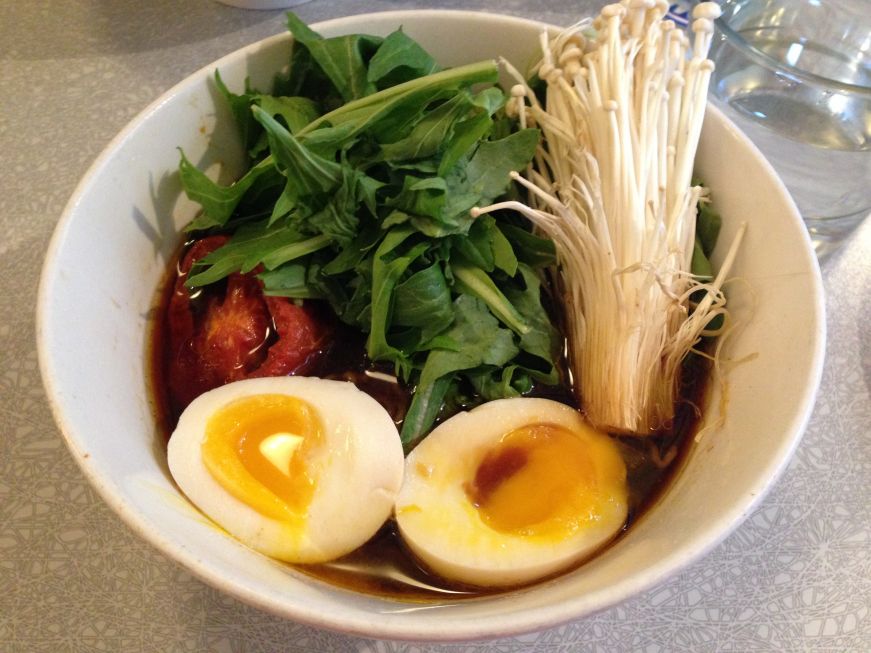 Vegetarian ramen at Ivan Ramen