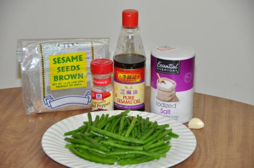 Chili Sesame Green Beans Ingredients