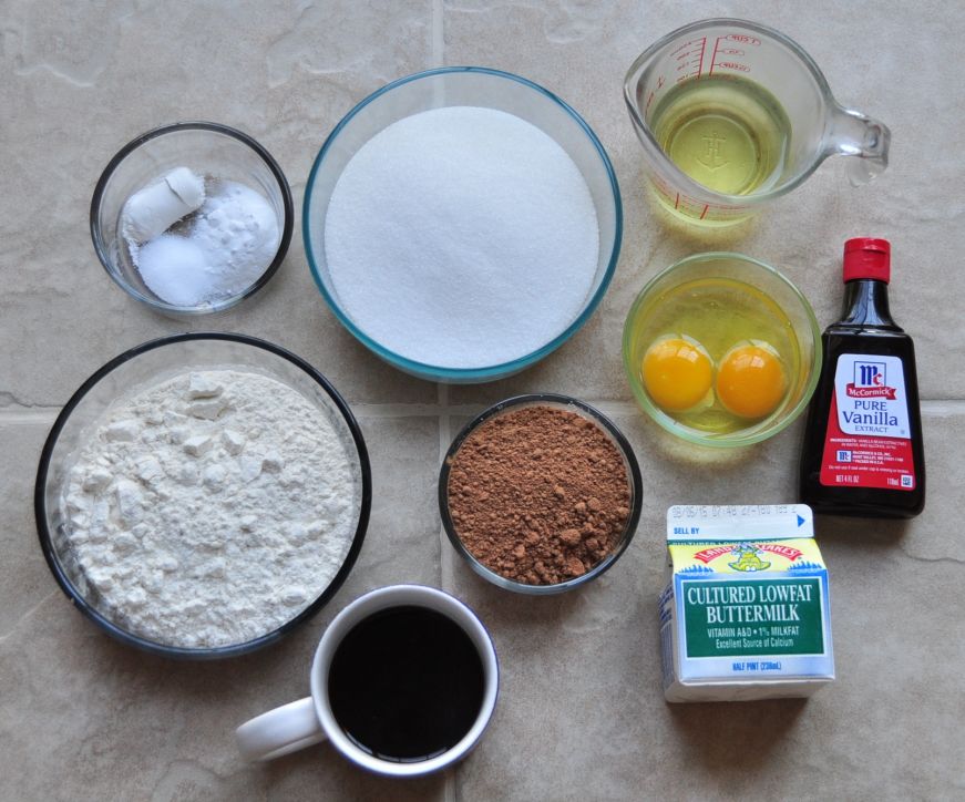 Chocolate Cake Ingredients