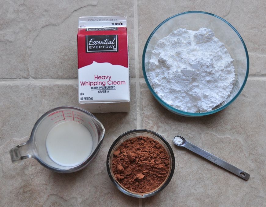 Whipped Cream Frosting Ingredients