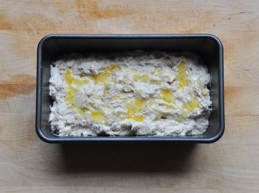 Beer Batter Bread Before Baking