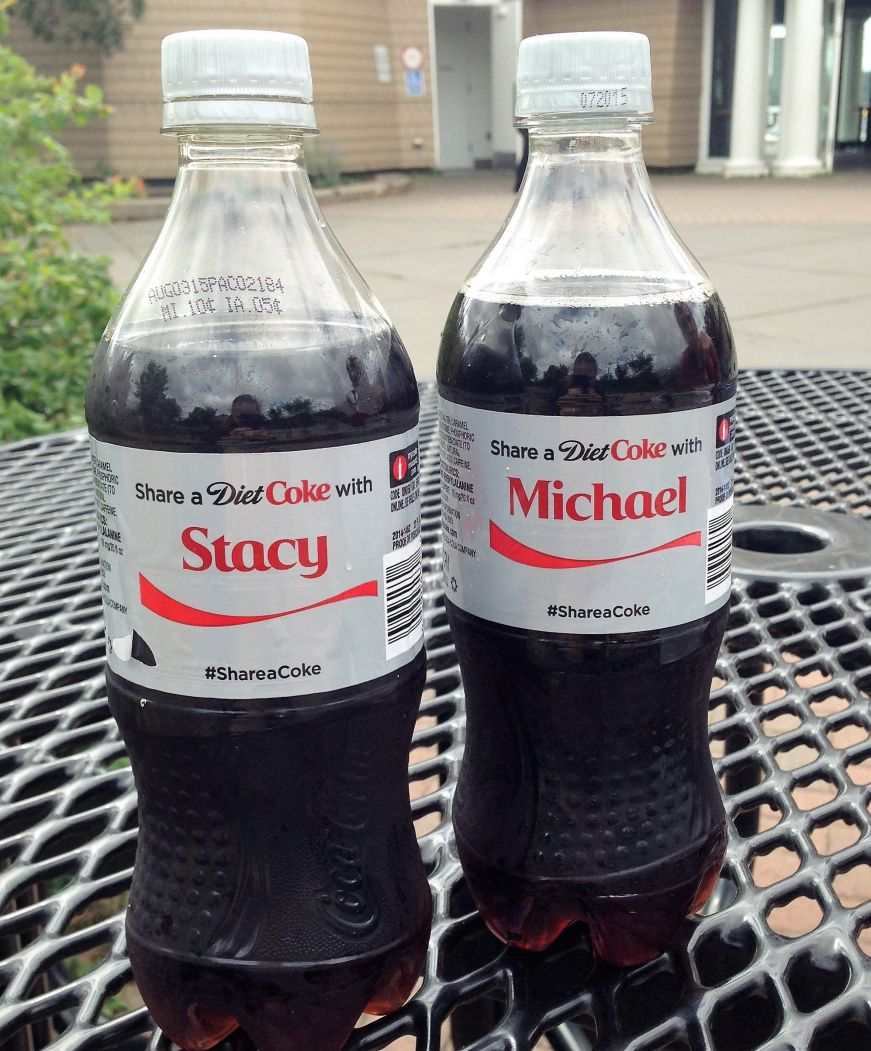 Personalized Diet Cokes