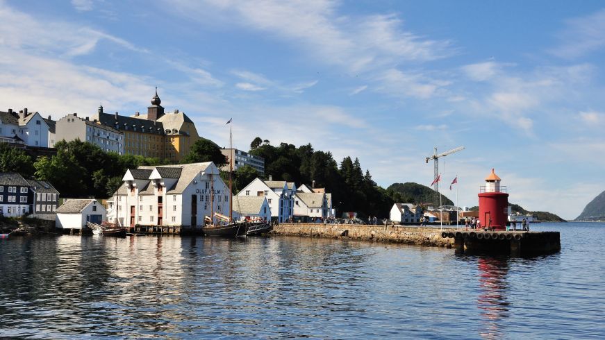 Alesund harbor