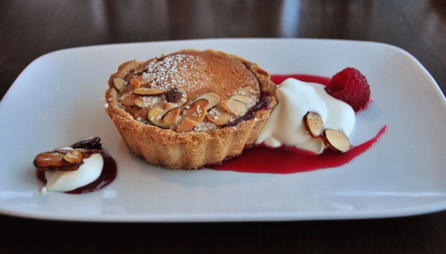Bakewell tart, Walker Art Center British pub pop up Bakewell tart, Walker Art Center British pub pop up