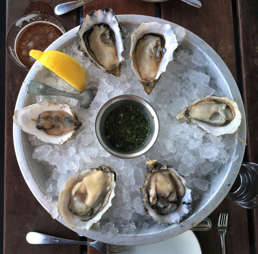 Bar mix oysters, Hog Island Oyster Co., San Francisco