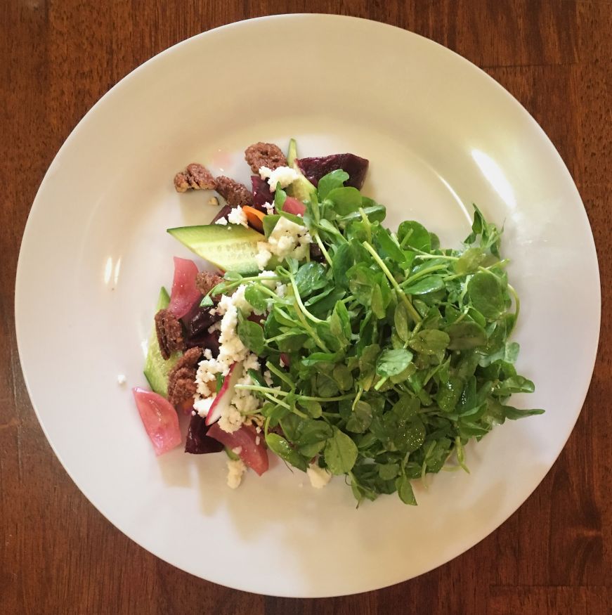 Beet salad, Cow and Quince, New Glarus