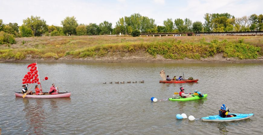 Canoe parade, Fargo Canoe parade, Fargo