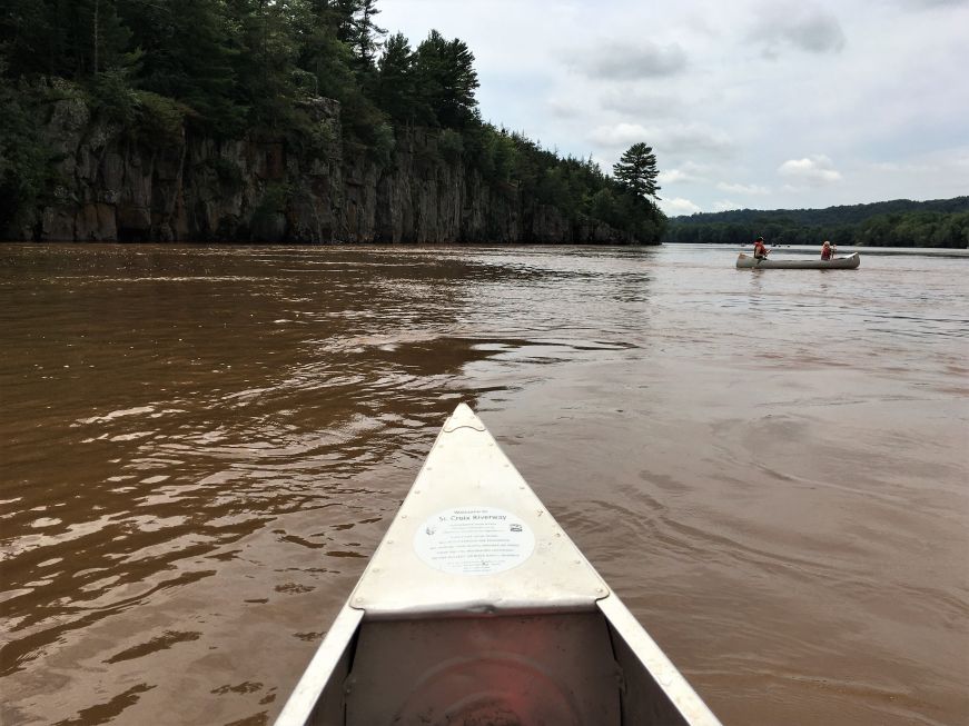 Canoeing on the St. Croix River