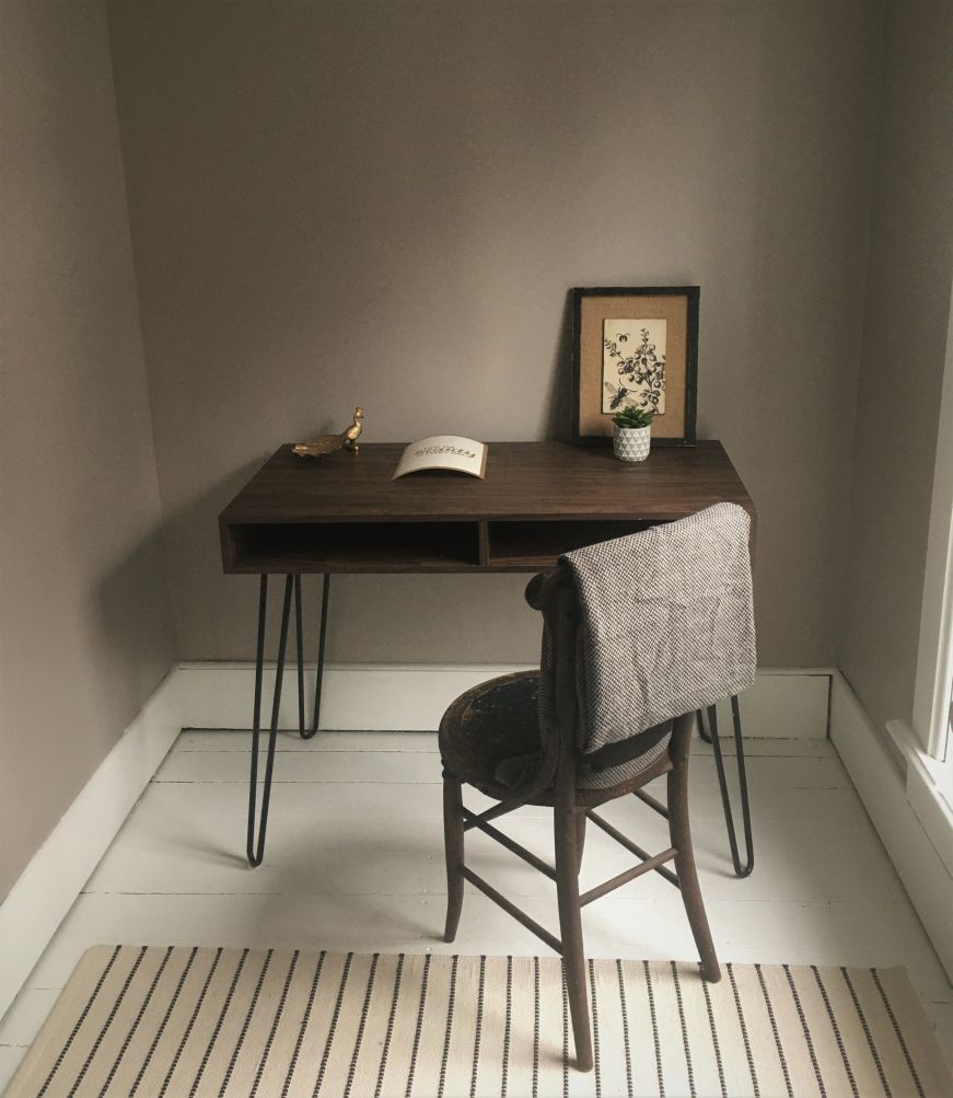 Antique chair and desk, Emlagh Lodge, Dingle, Ireland