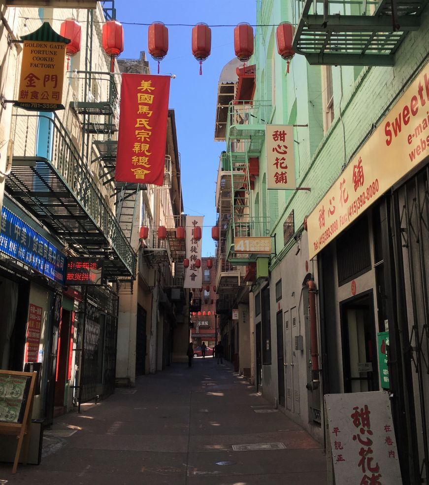 Chinatown alley, San Francisco