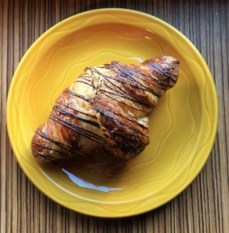 Chocolate croissant, Piece, Love & Chocolate, Boulder, Colorado