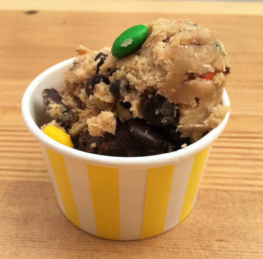 Cookie jar cookie dough sampler, Scoop 'n Dough, Fargo