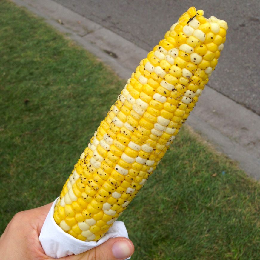 Corn Roast Ear of roasted corn
