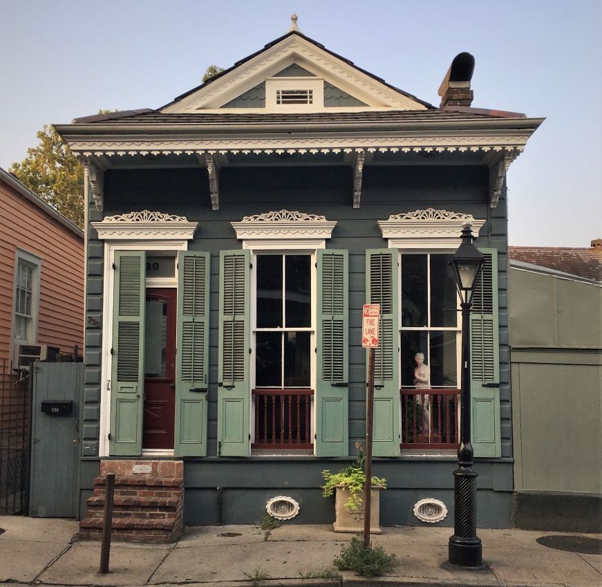 Creole cottage in the French Quarter