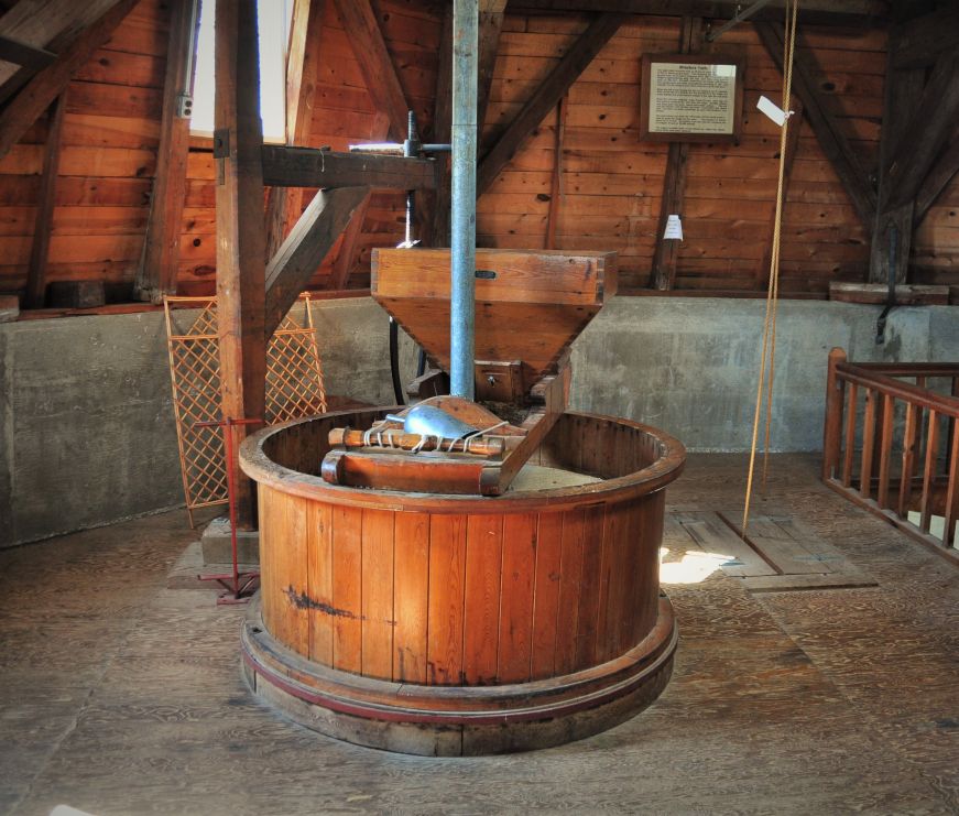 Interior of the Danish Windmill, Elk Horn, Iowa