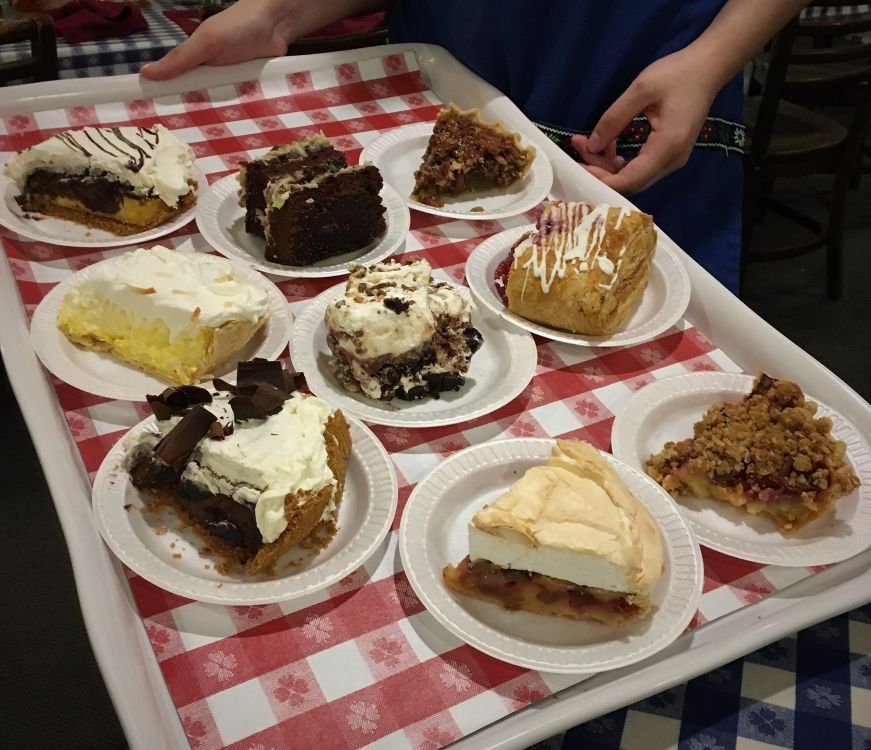 Dessert tray, Ox Yoke Inn, Amana Colonies