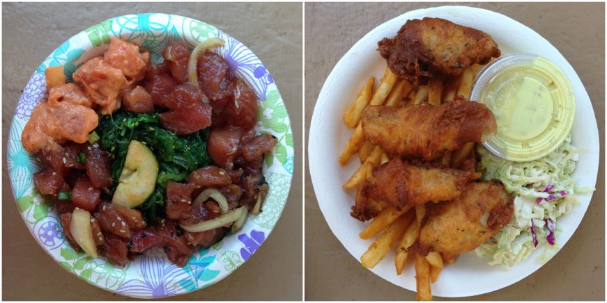 Poke Bowl and Fish-n-Chips, Eskimo Candy