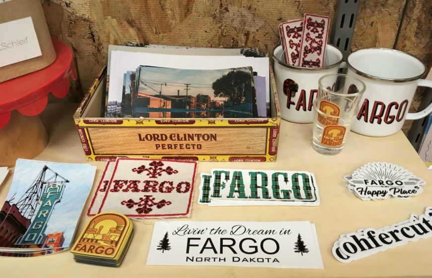 Fargo themed merchandise at Unglued