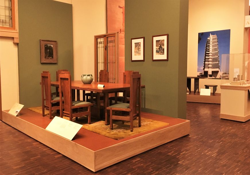 Frank Lloyd Wright exhibit, Figge Art Museum, Davenport