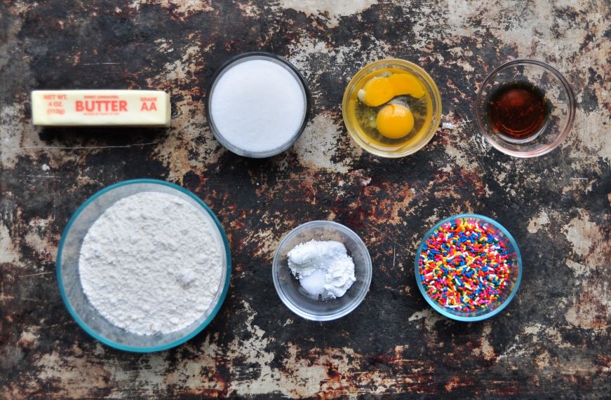 Frosted Sugar Cookie Bars Ingredients