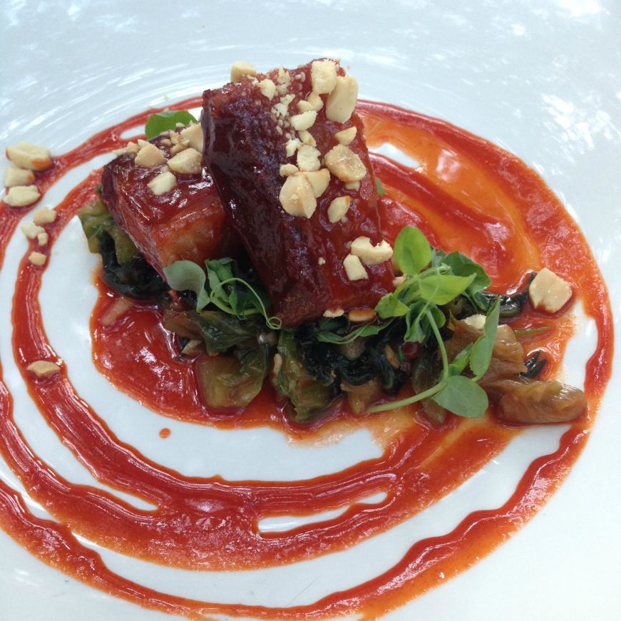 Glazed Pork Belly, W.A. Frost and Company Glazed Pork Belly, W.A. Frost and Company
