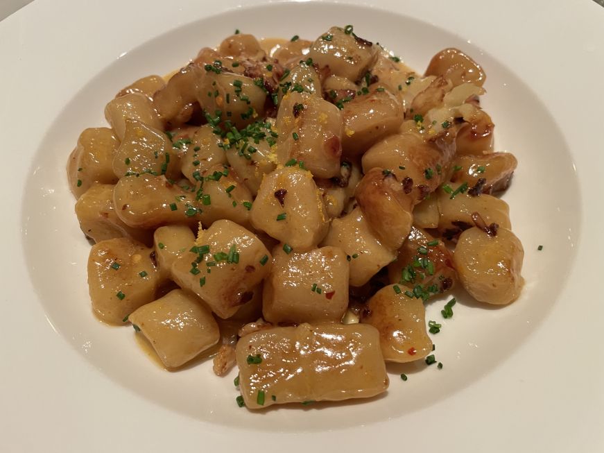 Gnocchi with roasted cauliflower