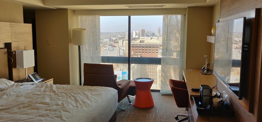 Hotel room at the Grand Hyatt San Francisco